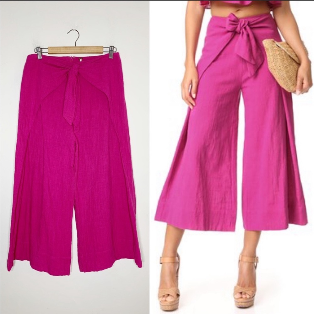 FREE PEOPLE Tropic Babe cropped palazzo pants